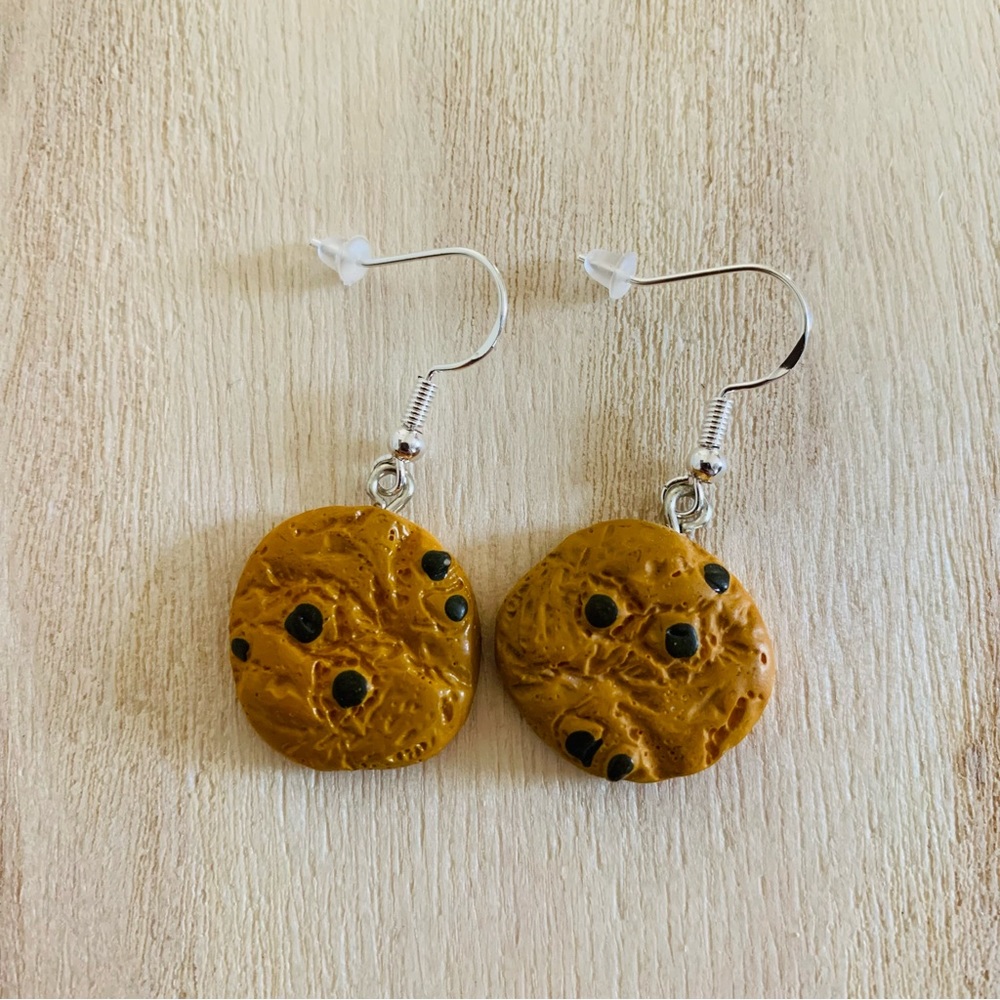 3/15$ Super cute handmade earrings 925 silver pastry sweets bread - Picture 6 of 7